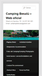 Mobile Screenshot of campingdebesalu.com