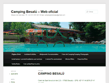 Tablet Screenshot of campingdebesalu.com